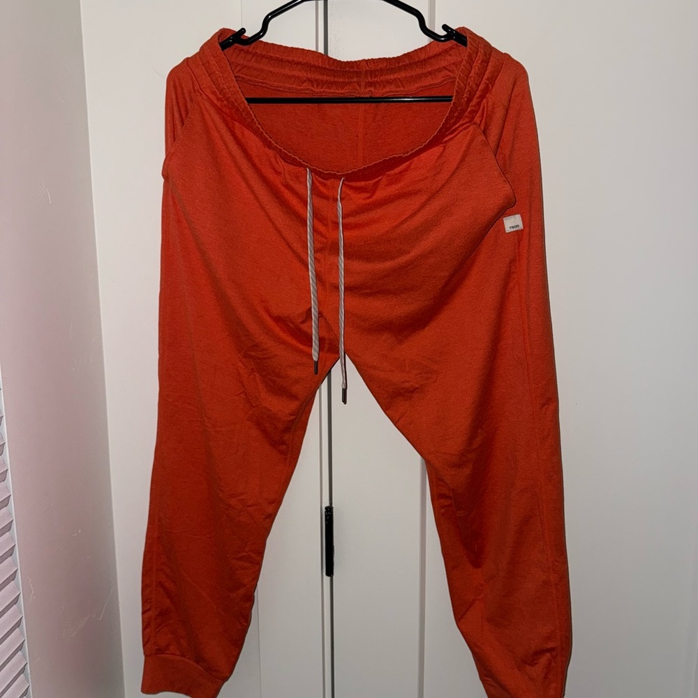 Vuori Orange Track Pants